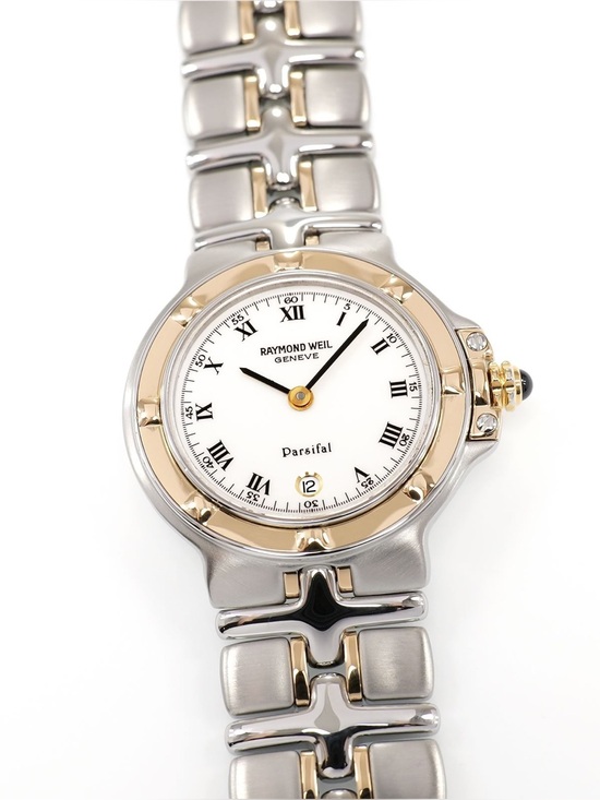 Raymond Weil Accessories - Raymond Weil Parsifal two-tone watch— silver stainless steel and 18k yellow gold